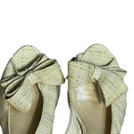 Bibi Anthropolgie Lou Pumps Heels Size 39/7 US Miho Natural‎ Womens Peep Toe Tan Photo 1