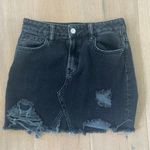 PacSun Black Jean Skirt Photo 0