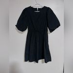 Madewell  Poplin Crewneck Bubble-Sleeve Mini Dress Photo 2