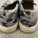 Topshop Size 5 Black, White, Gray Animal Print Snakeskin Slip On Sneakers Shoes Photo 8