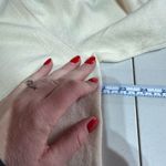 Gap Cashsoft V Neck Long Lightweight Pullover Sweater Size Small Cream Ivory Photo 4