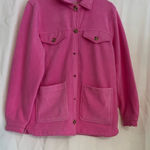 BLANK NYC Pink Button-Up Fleece Jacket Photo 0