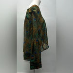 Show Me Your Mumu Peacock print sheer blouse - size M/L Photo 2