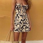 Realisation Par The Devon Floral Ruffle Silk Mini Dress Photo 2