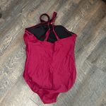 Women's‎ Alisha Levine One Piece Marron Black Bathing Suit size 16 Red Photo 3