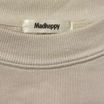 Madhappy  100% Cotton Cream Local Optimist Crewneck Sweater Size Large Photo 3
