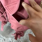 NEW Faux Leather Cargo Pants Pink Size XS Photo 2
