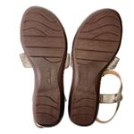 Clarks  Artisan‎ Embellished Sandals Strappy Gold Leather Size 8M Photo 4