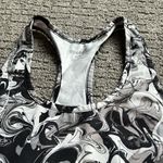 Reebok Women's Black, Gray & White Marble Swirl Athletic Razor Back Tank Top MED Photo 8