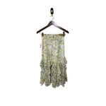 Alice + Olivia  Jocelyn Smocked Waistband Ruffle Skirt in Sun Ditsy Size 0 NWOT‎ Photo 4