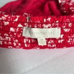 Dance & Marvel floral crop tie shoulder top red & white in size medium Photo 8