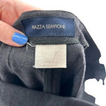 Piazza Sempione Piazza Sempione Charcoal Gray High Waist Wool Trouser Pants Size 48 US 12 Photo 5