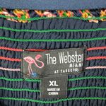 The Webster Miami X Target Blue & Pink Swirl Strapless Ruffle Maxi Dress XL Photo 3