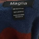 Woven Heart Pumpkin spice  fringed poncho Photo 5