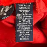 Jones New York  Signature Size Small Red Snap Front Long Sleeve Jacket Photo 8