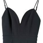 Lovers + Friends Lovers‎ and Friends Black Cordoba Maxi Dress Leg Slit Lace Trim, Size XS Photo 3