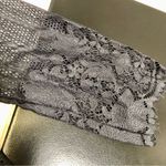 Chance or Fate Long Sleeve Lace Top Dark Purple Gray High Collar Victorian sz M Photo 4