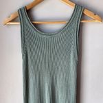 By Together Ribbed Knit Tank Dress Sage Photo 2