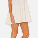 Free People Violet Puff Sleeve Tie Back Babydoll Mini Dress in White Size M (?) Photo 0