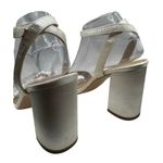 Be Mine Ivory Satin Bridal Heels Size UK 5/US7 White Photo 4