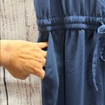 CAbi #303 French Navy Drawstring Waist Sleeveless Jumpsuit Romper Photo 7