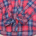 Rails  Women’s Button Down Shirt Longsleeve in Plaid Hunter Coral Indigo Size L Photo 7