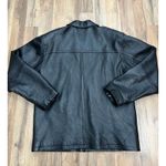 Men's Genuine Leather Jacket Black Zip Up Thinsulate L Made in Turkey Size L Photo 1
