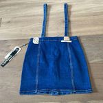 Denim Blvd  Suspender Skirt/ Overall NWT Size Medium Photo 5