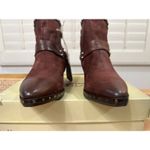 A.S. 98 Spencer Boots Sequoia Leather 7.5/8 US 38 EU NWOB Harness Studded Detail Red Photo 7