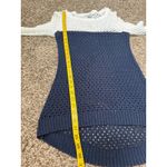 Cache Vtg Y2k  Womens Open Knit Sweater Dress Sz S Beachy Color Block Vacation Photo 6