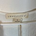Lovestitch  White Embroidered Bohemian Peasant Blouse Size Small NWT #0451-LA Photo 8