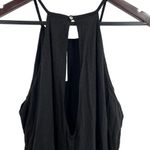 LA Made Black Sleeveless Knit Romper New Medium Photo 5
