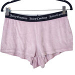 Juicy Couture Pink Velour Lounge Shorts with Juicy Embellishment Size Small Photo 0
