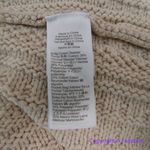 J.Crew NEW  Textured cable-knit lady jacket with fringe, color pale bone, size‎ M Photo 15