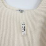 Madewell Soft Wool Cashmere Square Neck Sweater Heather Cloud Size Medium NEW Photo 6