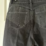 Nasty Gal rhinestone dark wash mom jeans, size 4 Photo 6
