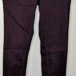 Rag and Bone /JEAN The Skinny Jeans 26 Denim Slim Bodycon Wine Burgundy Oxblood Photo 1