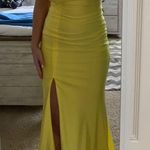 Sophia Thomas Prom Dress, Style #7021 Yellow New with Tags Size 2 Photo 3