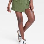 Universal Threads Green Utility Skirt Photo 0
