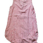 Beach lunch lounge pink and white striped tunic Pink Size XS Photo 0
