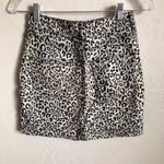 Hollister  Ultra High Rise Button Fly Leopard‎ Skirt Photo 5