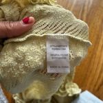 Ruffled yellow lace Crop Top Photo 5