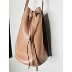MANSUR GAVRIEL Hazelnut Brown Tan Cowhide Leather Soft Mini Bucket Bag Photo 3