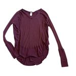 We The Free  People Catalina High Low Thermal Long Sleeve Shirt Top Size Small Photo 1