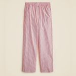 J.Crew Candy Apple Pajama Pants Set in Striped Cotton Poplin XL Photo 2