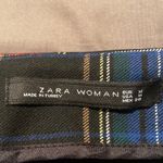 ZARA  Woman Plaid Tartan Asymmetrical Ruffle Hem Skirt Photo 2