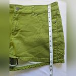 Nicki Minaj Nicky Minaj Mid-Rise Denim Green Short Shorts Size‎ 13/14 Photo 7