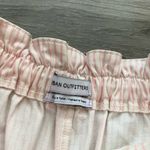 Urban Outfitters Jordi Pink Pin Stripe Paperbag Waist Shorts | White/Pink | S Photo 5