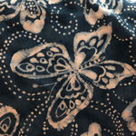 Alfred Dunner  size 16 Blue and White Tye dye butterfly Button-Down Shirt Photo 1