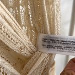 ZARA  Limited Edition Cream Pointelle Flowy Knit Jumpsuit Size L Photo 9